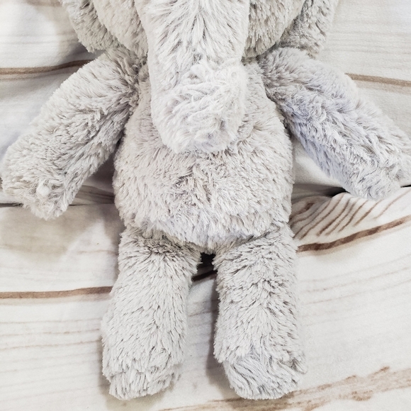 Pottery Barn Kids Elephant Plush Stuffed Toy Gray 11 Inch 2016 - Picture 3 of 10